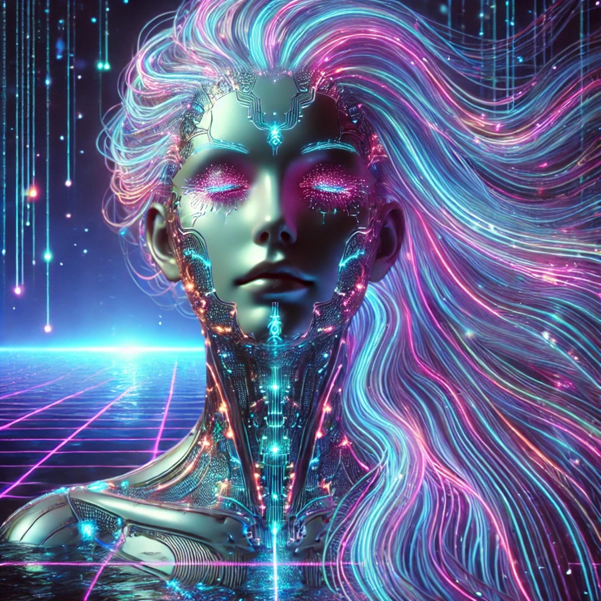 Echoes Of The Electric Ocean by Infinite Dimensions artwork