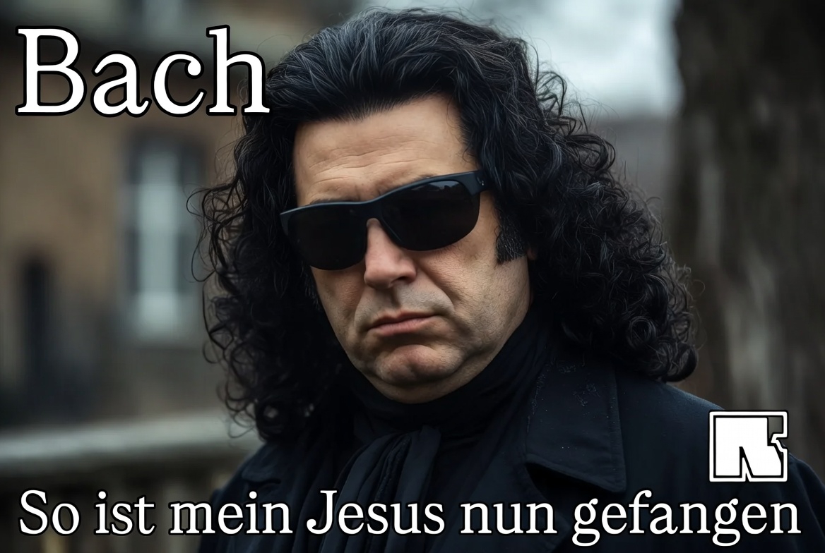 Bach - So ist mein Jesus nun gefangen artwork