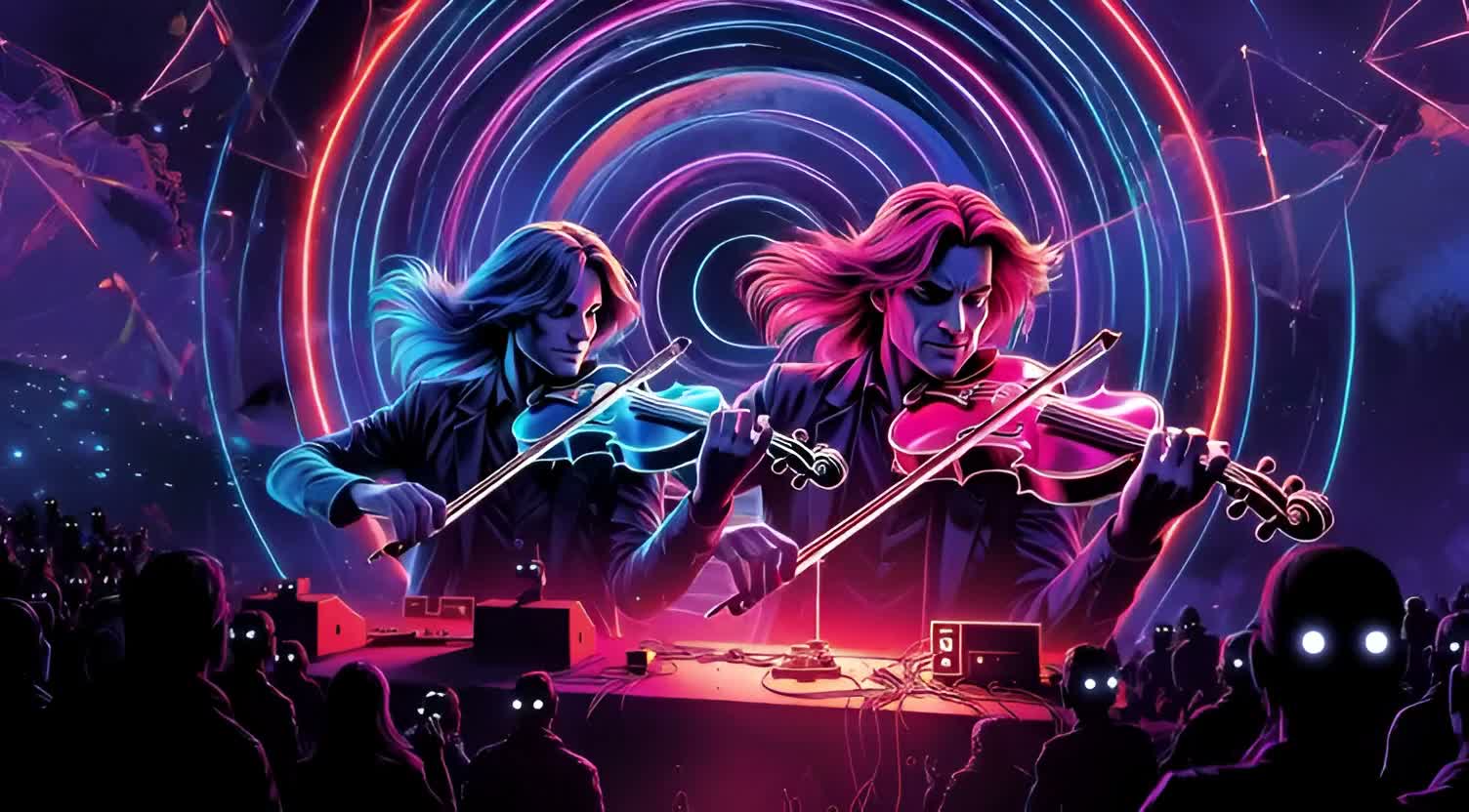 Concerto for 2 Violins in A Minor RV 522 Antonio Vivaldi by The Rad Man artwork